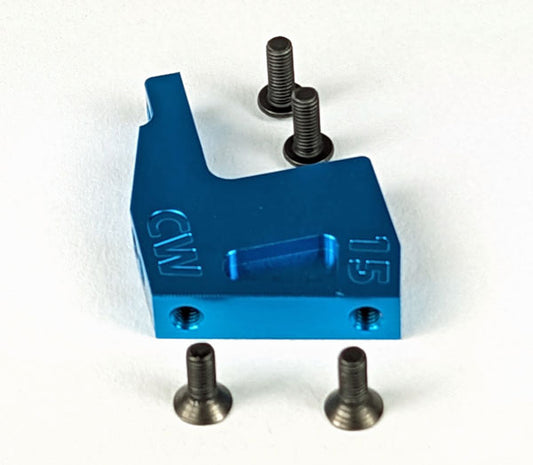 Custom Works 2406 15 Degree Front Suspension Mount 3mm Threads