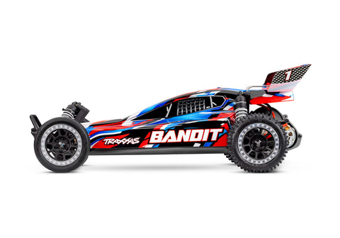 Traxxas 24254-8 Bandit: 1/10 Scale Off-Road Buggy HD w/USB-C Charger