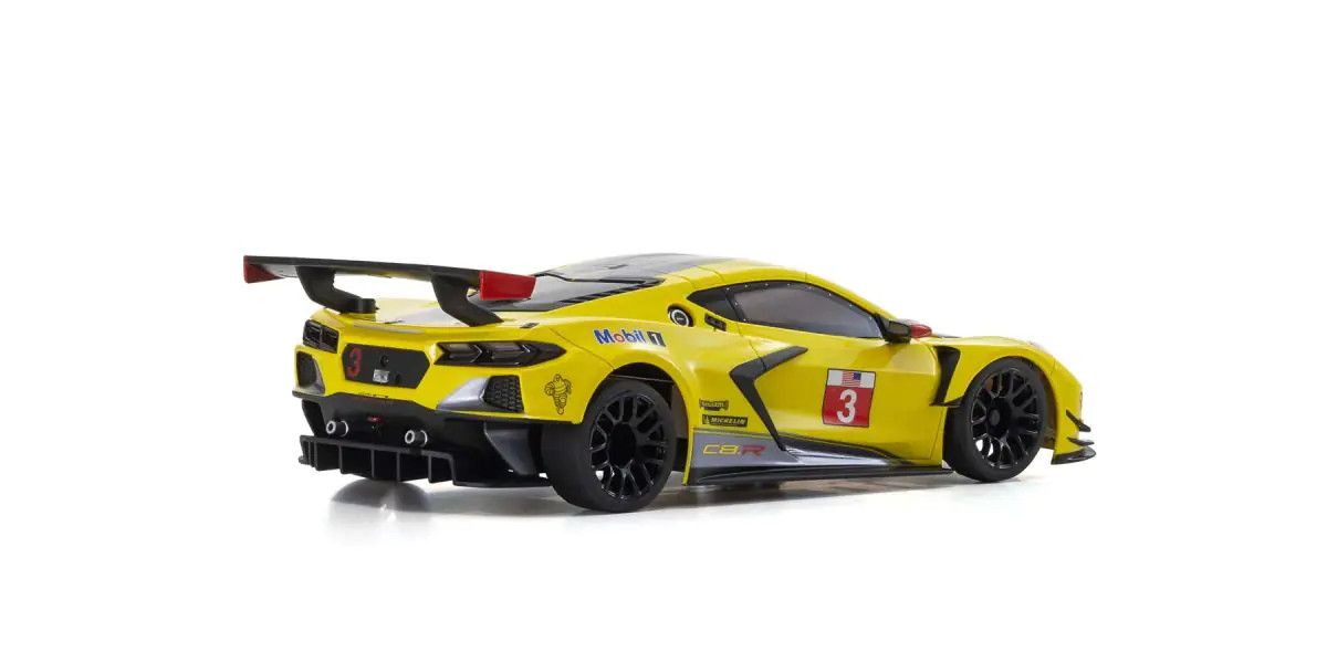 Kyosho MINI-Z RWD Series Ready Set CHEVROLET® CORVETTE® C8.R Yellow 32342Y