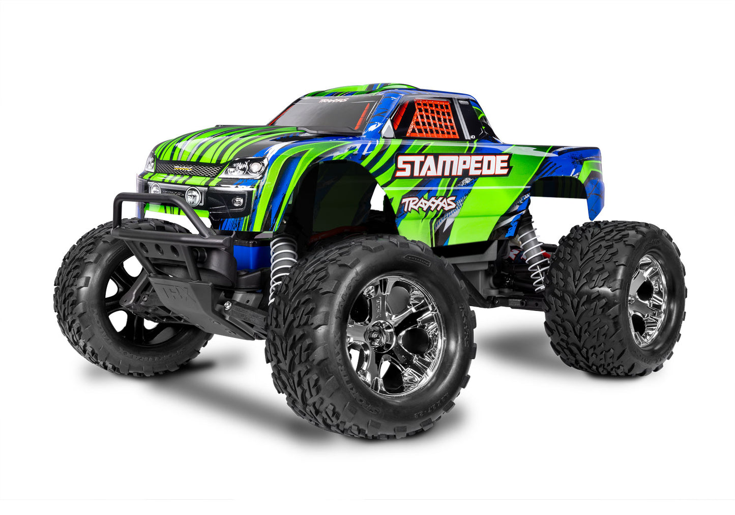 Stampede 2WD HD w/USB-C Model 36254-8 (Green)