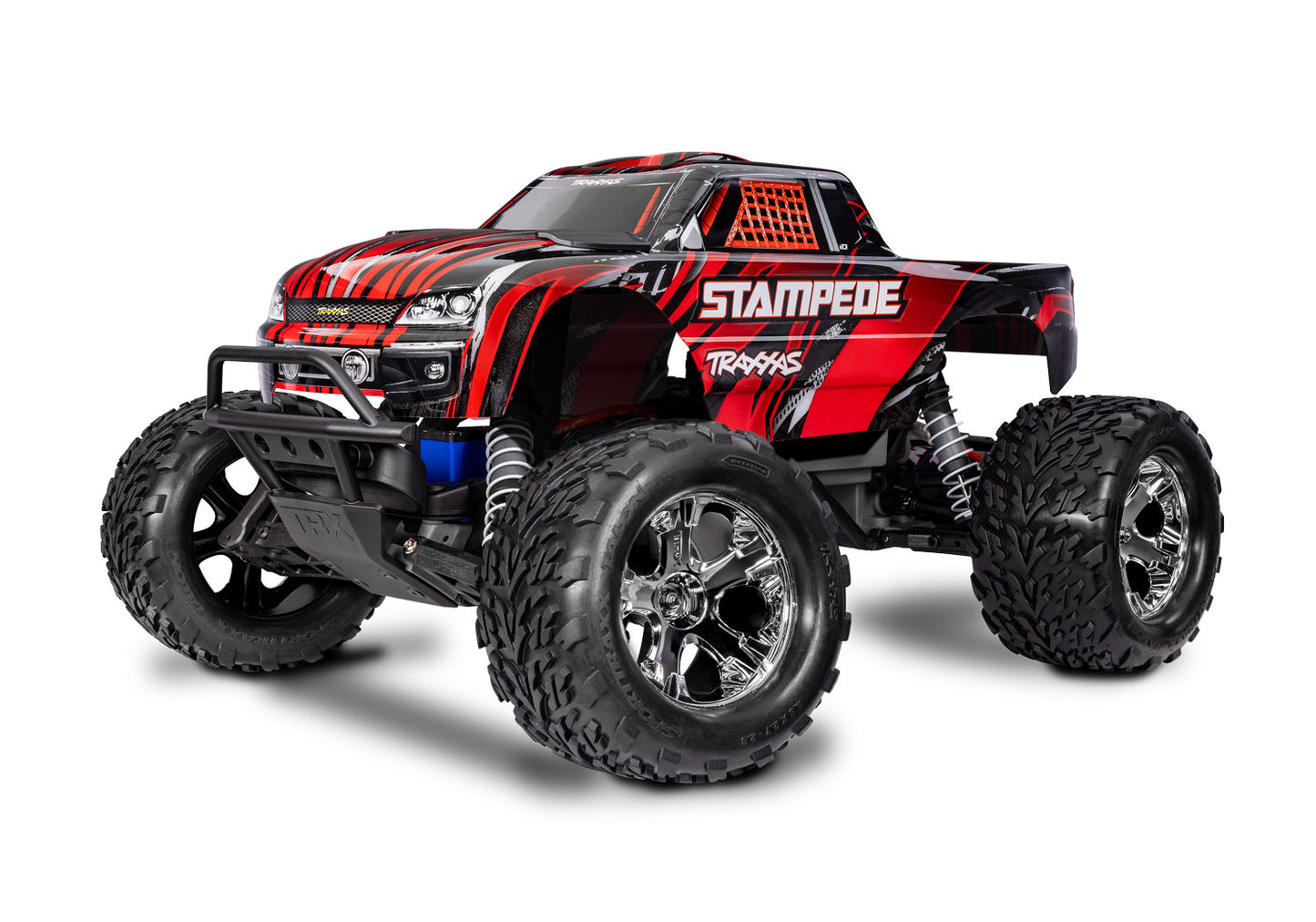 Stampede 2WD HD w/USB-C Model 36254-8 (Red)