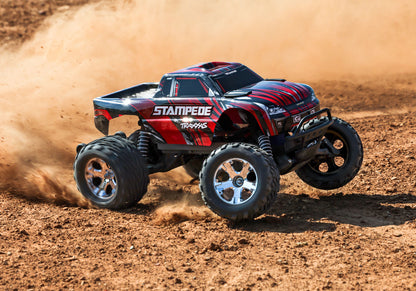 Stampede 2WD HD w/USB-C Model 36254-8 (Red)