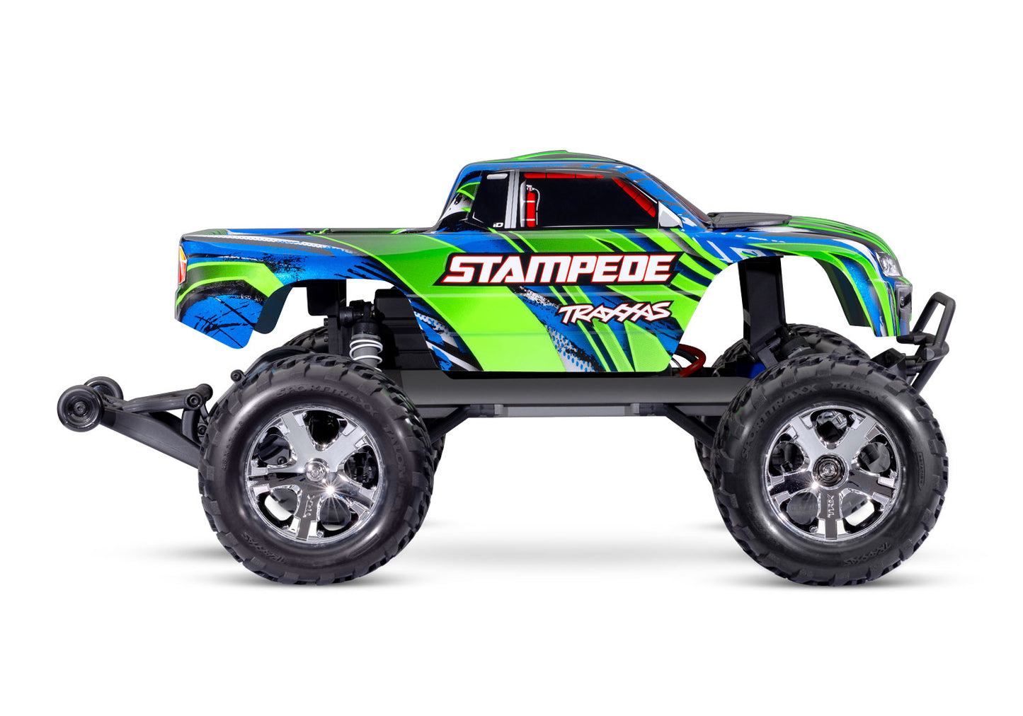 Stampede 2WD HD w/USB-C Model 36254-8 (Green)