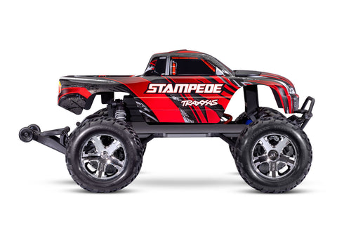 Stampede 2WD HD w/USB-C Model 36254-8 (Red)