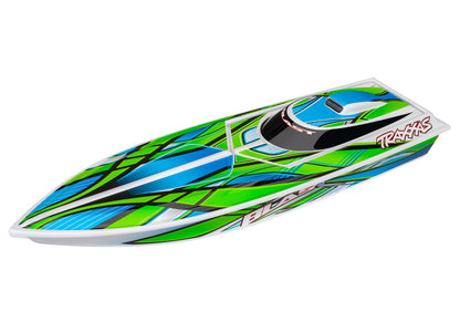 Traxxas 38104-8-GRN Blast Ready to Run Boat with Battery & Charger