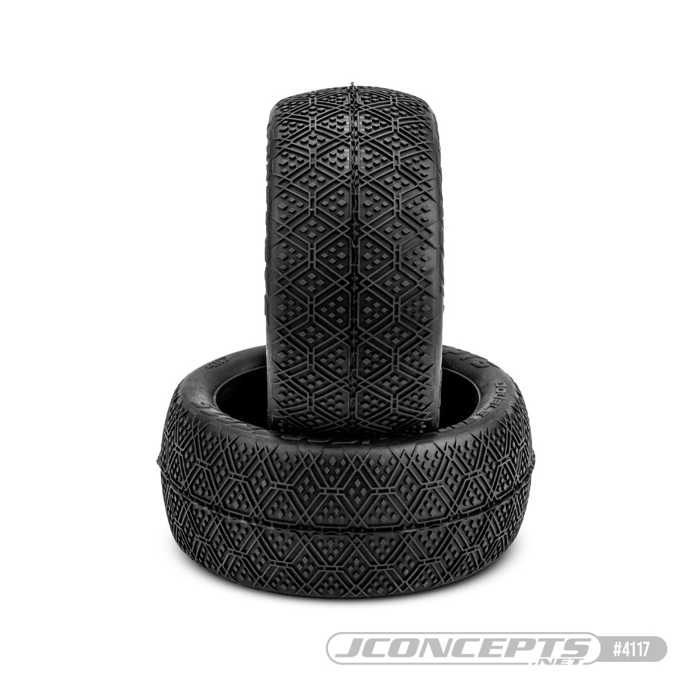 JConcepts 4117-01 Double Bar - 1/8 Truck Tire 4117-01 Blue (Soft)