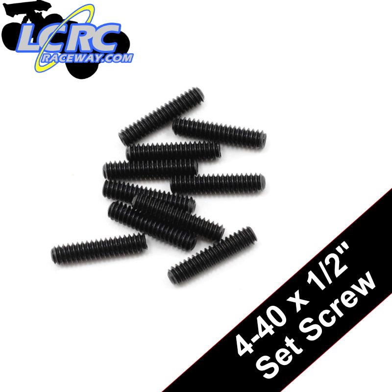 ProTek RC PTK-H-9005 4-40 x 1/2" "High Strength" Cup Style Set Screws (10)