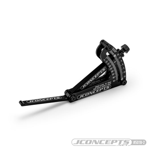 JConcepts 5018-2 floating ride-height & droop gauge, black