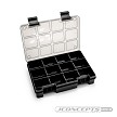 JConcepts 5151-28 Parts Storage Box (Black/Smoke Grey) (14.5x11x2.37")