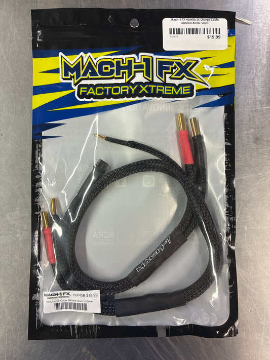 Mach-1 FX 40045b 2S Charge Cable 600mm 4mm -5mm
