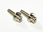 Custom Works 8548 Silver Titanium Wing Mount Bolts