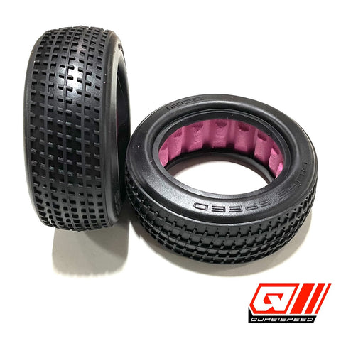 Quasi Speed QS-1601 Front Tires with Inserts (Pair) by GFRP