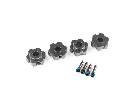 Traxxas 8956-GRAY Wheel Hubs Aluminum Gray