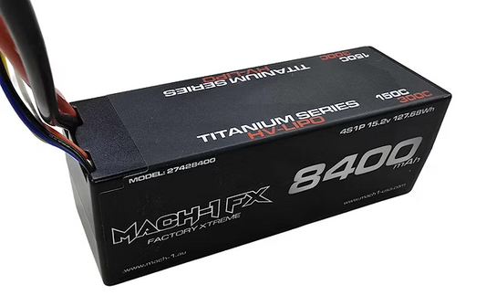 MACH-1 FX // 8400mAh 15.2v LIHV TITANIUM SERIES