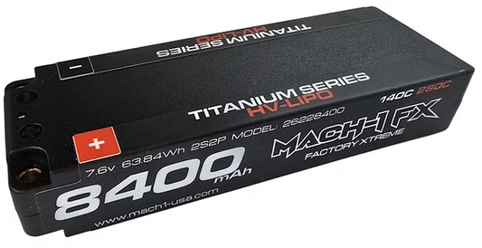 MACH-1 FX // 8400mAh 7.6V LIHV TITANIUM SERIES