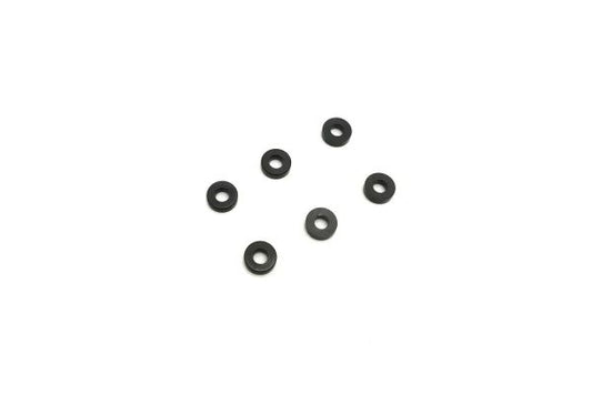 Kyosho 97059-02BK Aluminum Collar (3x7x2mm/Black/6pcs)