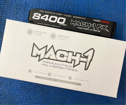 MACH-1 FX // 8400mAh 7.6V LIHV TITANIUM SERIES