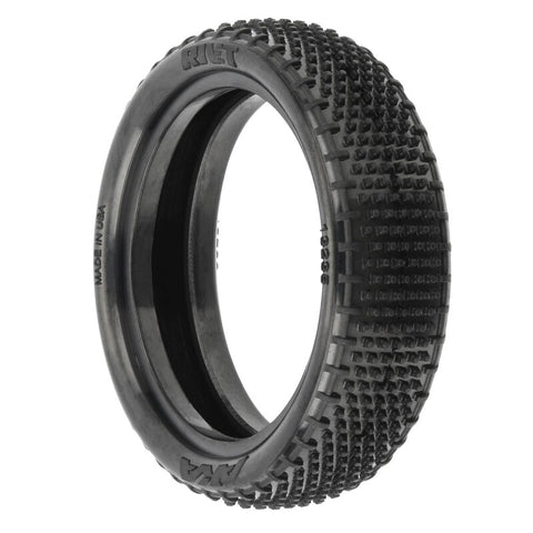 AKA 13235HR 1/10 Rivet Medium Carpet 2WD Front 2.2" Off-Road Buggy Tires (2)