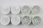 B2902W/8 2WD Rear Wheels, 2.2in 12mm Hex, 8pcs. (White): MSB1