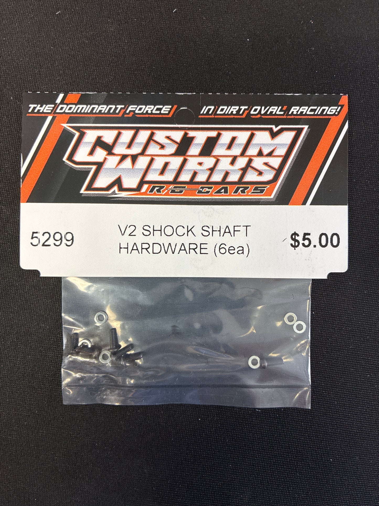 Custom Works 5299 V2 Shock Shaft Hardware (6 each)