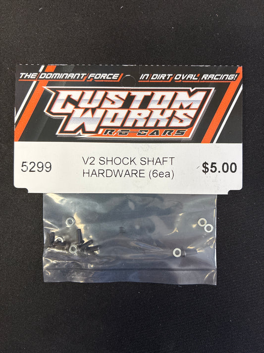 Custom Works 5299 V2 Shock Shaft Hardware (6 each)
