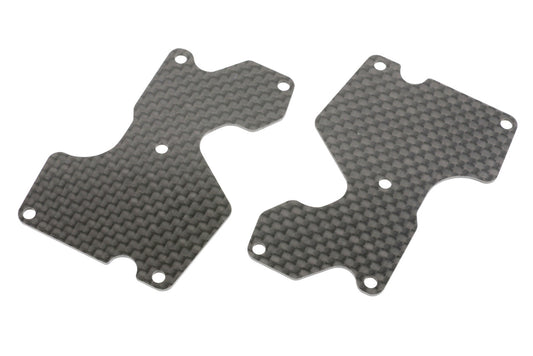 Mugen Seiki E2154b Graphite Front Lower Suspension Arm Mount Plate 2pcs (1mm): X8R/8RE/8/8E