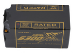 Team Exalt 3401 "X-Rated" HVX Shorty 4S 135C Lipo Battery (14.8V/6300mAh) w/5mm Connectors (ROAR Approved)