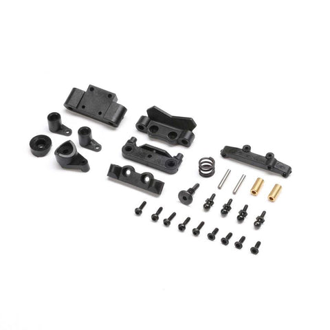 Losi LOS-1761 Micro-B Bulkhead, Steering Rack & Servo Saver Set