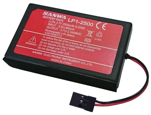 Sanwa SNW107A10991A M17S LP1-2500 Type-C Battery - 1S LiPo