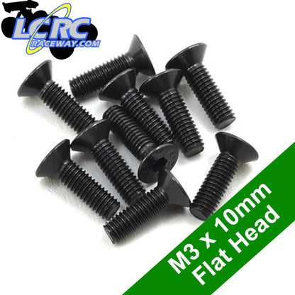 EcoPower ECP-H-2203 3x10mm "High Strength" Flat Head Screws (10)