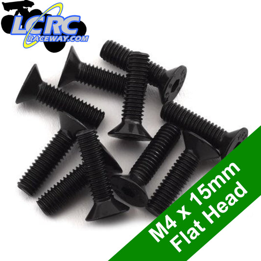 ProTek RC PTK-H-2305 4x15mm "High Strength" Flat Head Screws
