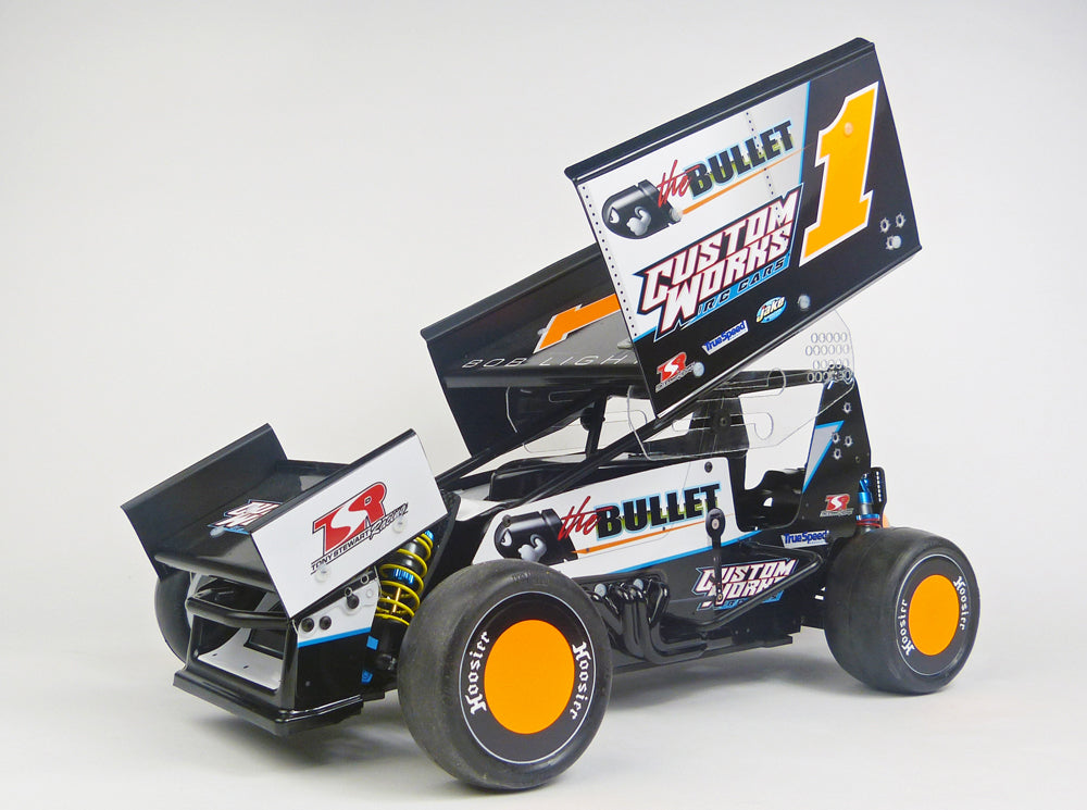 Custom Works 0740 R/C "The Bullet" High Bite Sprint Car