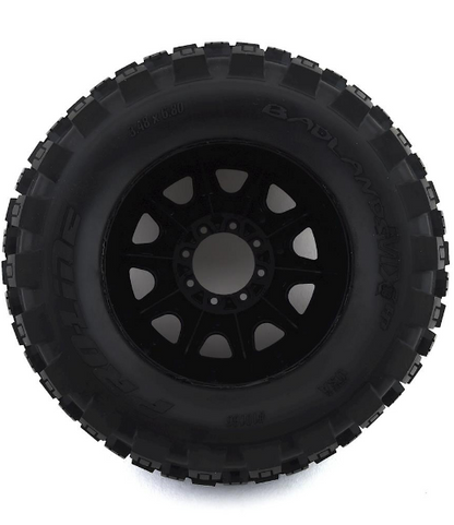 Pro-Line 10166-10 Badlands MX38 HP Belted 3.8" Pre-Mounted Truck Tires (2) (Black) (M2) w/Raid Wheels