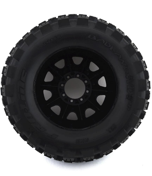 Pro-Line 10166-10 Badlands MX38 HP Belted 3.8" Pre-Mounted Truck Tires (2) (Black) (M2) w/Raid Wheels