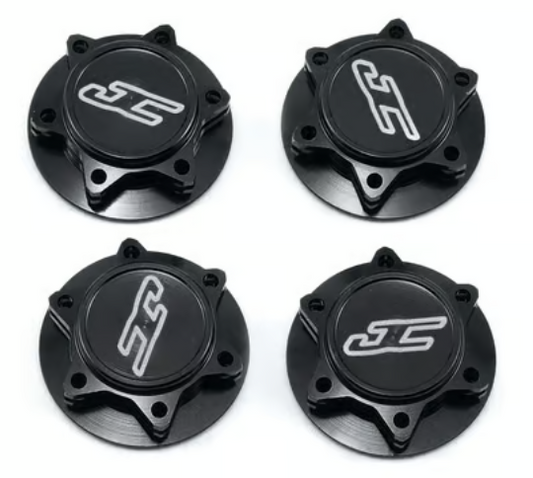 JConcepts 2451-2 Fin 17mm 1/8th Serrated Light Weight Wheel Nut (Black) (4)