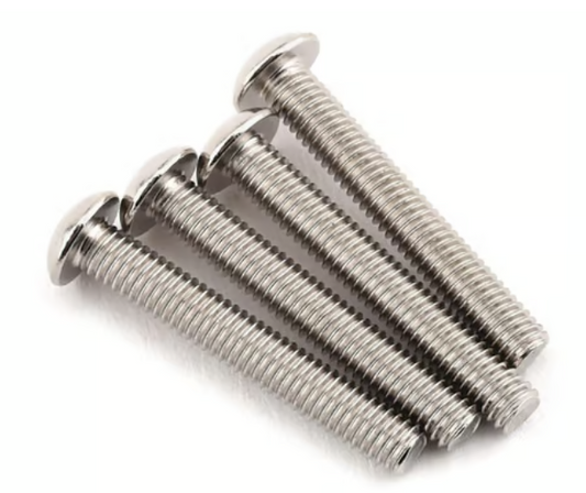 Team Losi Racing 245006 3x20mm Left Hand Button Head Screws (4)