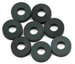 Mugen H0181C-GA 3x8x2mm Aluminum Roll Center Spacer (Gun Metal) (8)