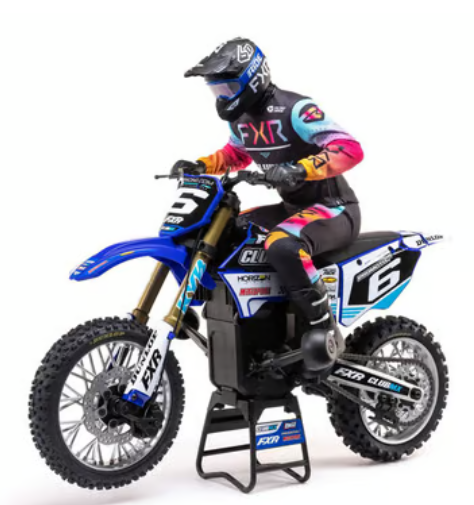 Losi Promoto-MX RTR 1/4 Brushless Dirt Bike (ClubMX) w/2.4GHz DX3PM Radio & MS6X System