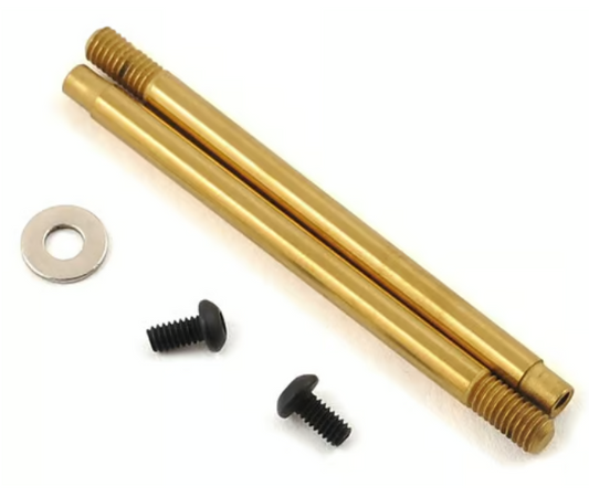 Team Associated 91617 3 x 23mm V2 Ti-Nitride Screw Mount Front Shock Shaft (2)