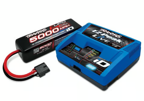 Traxxas- 2996X EZ-Peak Live 4S "Completer Pack" Battery Charger w/One Power Cell Battery (5000mAh)