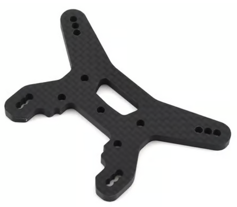 Team Associated 92266 RC10B74.1 27.5mm Carbon Fiber Rear Shock Tower