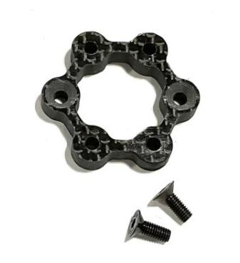 GFRP QS-6848 5mm Carbon Fiber Motor Spacer