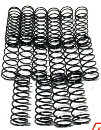 GFRP QS-1807 Small Bore Rated Shock Springs In Pairs (1.80 length) Size 7 (One Pair)