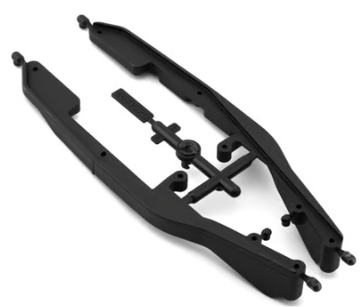 Team Associated 92402 RC10B7 Factory Team Carbon Side Rails (2)