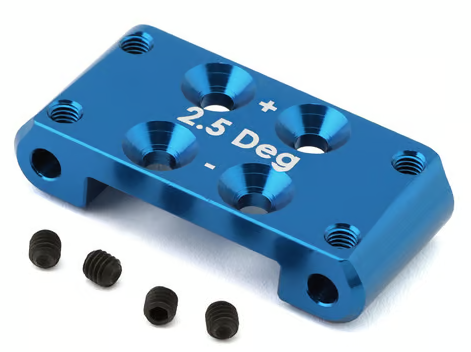 Team Associated 92437 RC10B7 Factory Team Aluminum Front Bulkhead (+/-2.5 Deg)