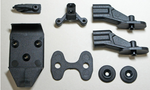 Mugen Seiki B2803 Front Bumper, Wing Mount Set: MSB1