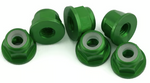 1UP Racing 1UP870803 3mm Aluminum Flanged Locknuts (Green) (6)  870803