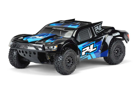 Pro-Line 3458-18 Flo-Tek Fusion Pre-Painted Pre-Cut Short Course Body (Black) (Slash, Slash 4x4, SC5M, 22SCT, PRO-Fusion SC 4x4)
