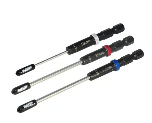 MIP 9612 Gen 2 Speed Tip Hex Driver Power Tool Tip Set (Metric) (1.5, 2.0 & 2.5mm)