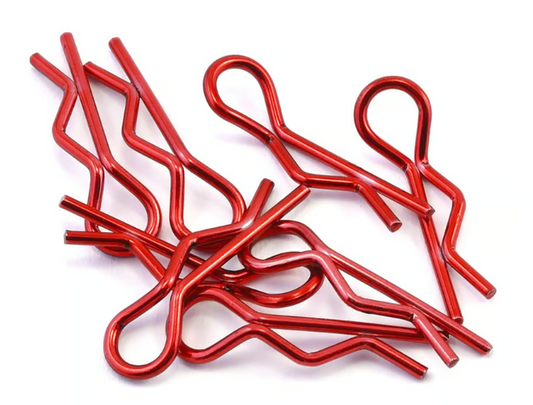 Bittydesign BDBC-8R 1/10 Body Clips (Red)
